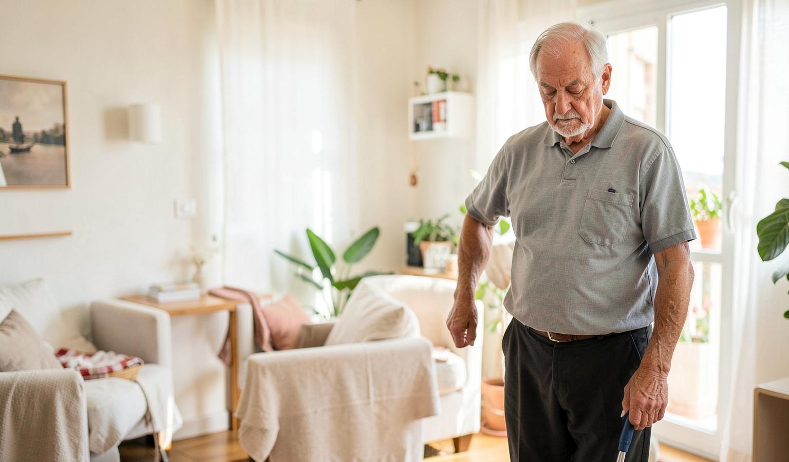 Professionista dell'assistenza domiciliare con una persona anziana